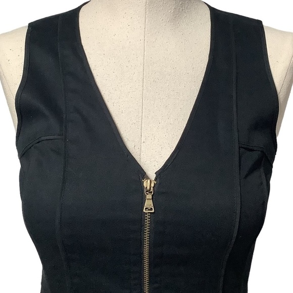 CLUB MONACO Full Front Zip Sheath Dress - Size 00 - Picture 7 of 16